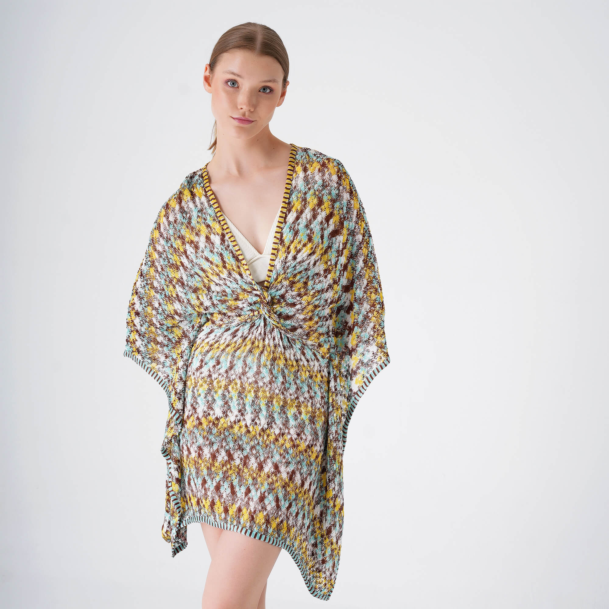 Missoni - Multicolor Zigzag Pareo&Dress